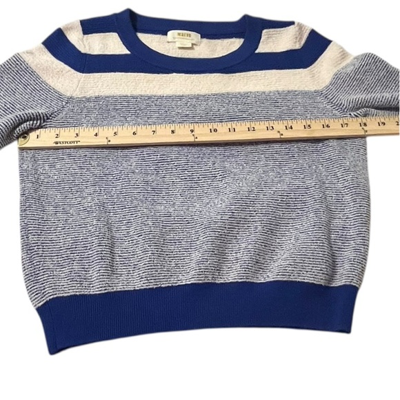 ANTHROPOLOGIE Maeve Paulina Striped Knit Crewneck Sweater by Size S - Picture 8 of 9